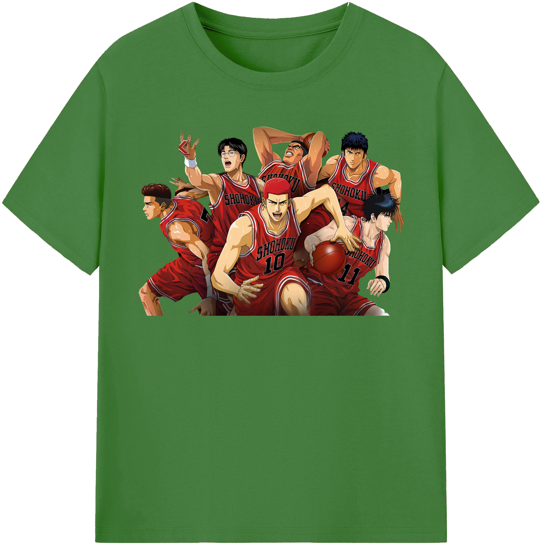 （画像用） SLAM DUNK／スラムダンク レディースカジュアルプリントTシャツ（綿100％）
